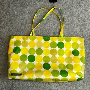 Playful Yellow and Green Geometric Tote